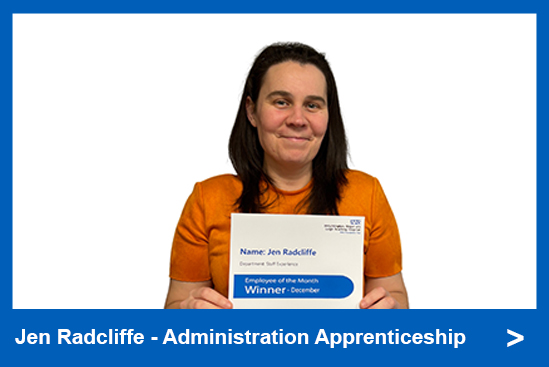 Jen Radcliffe - Apprenticeship Case Study